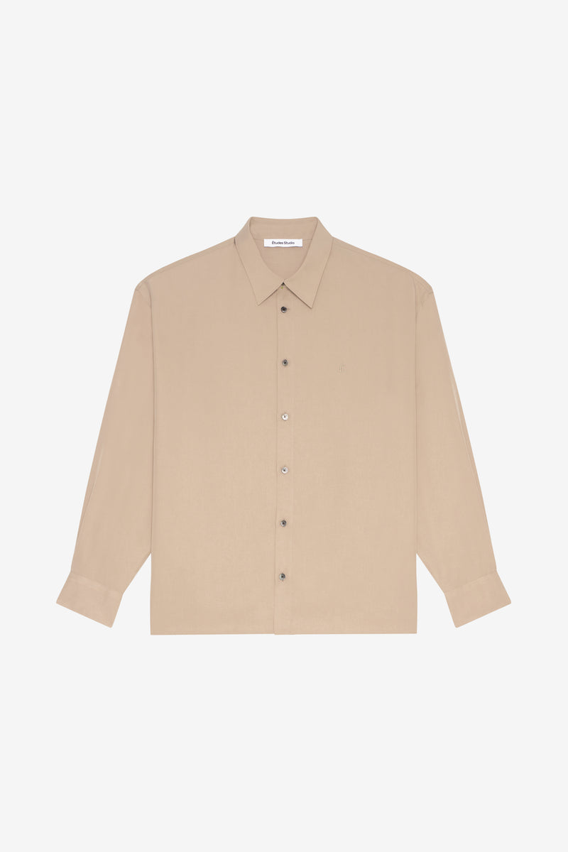 OVERSIZE SHIRT É BEIGE 1