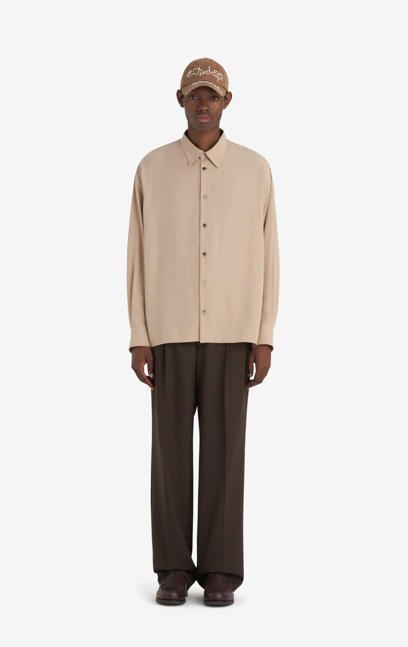 CHEMISE OVERSIZE E 42 / BEIGE