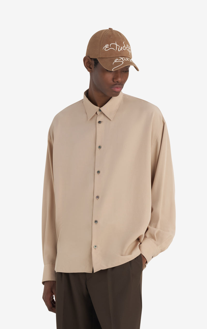 CHEMISE OVERSIZE E 42 / BEIGE