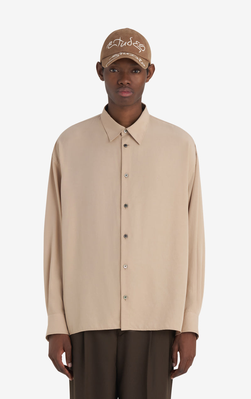 CHEMISE OVERSIZE É 42 / BEIGE