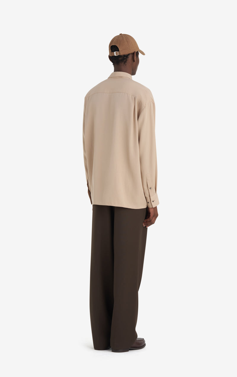 CHEMISE OVERSIZE E 42 / BEIGE
