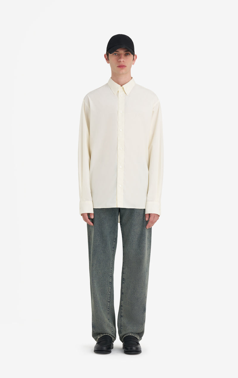 CHEMISE RELAX E 42 / BLANC CASSÉ