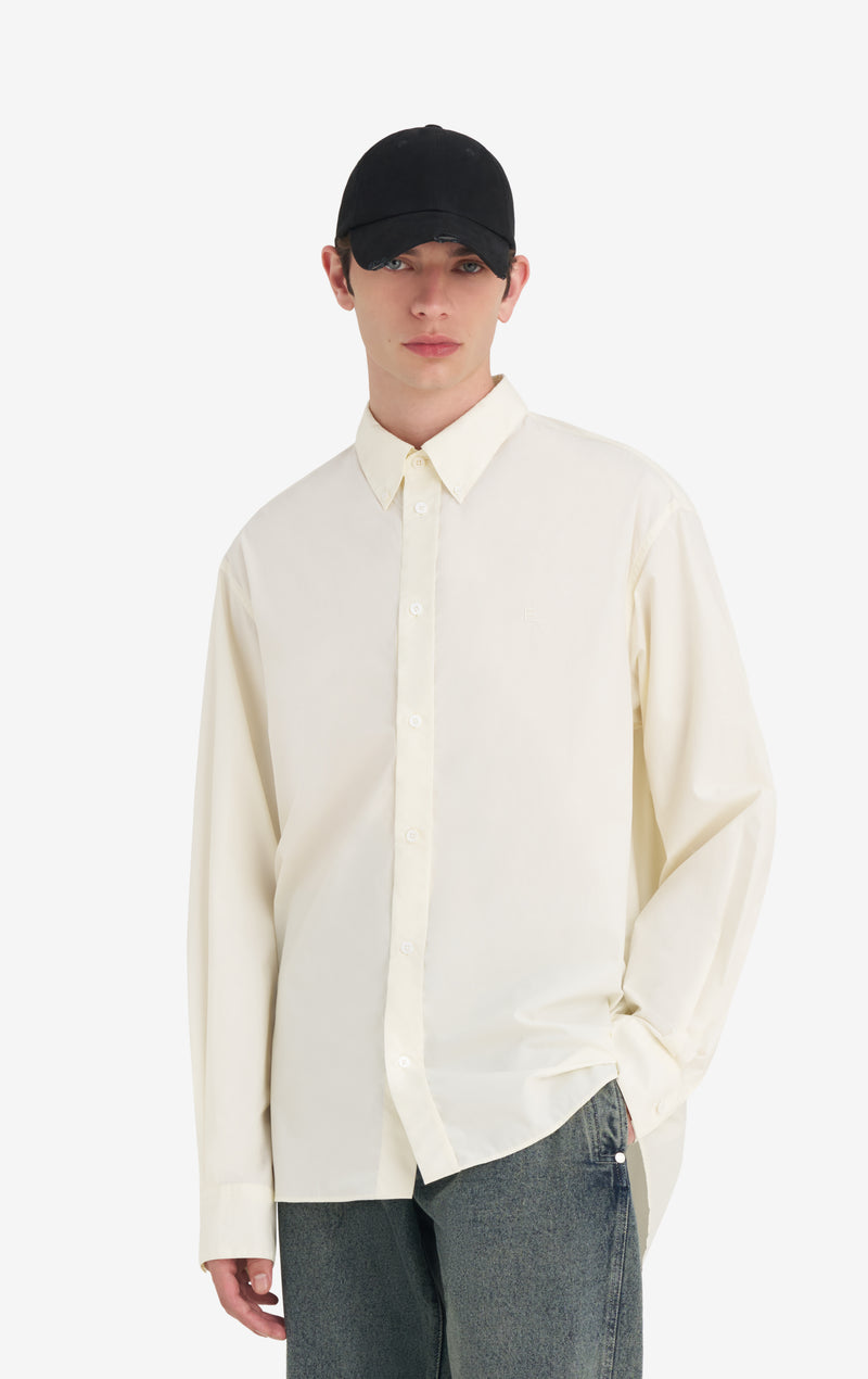 CHEMISE RELAX E 42 / BLANC CASSÉ