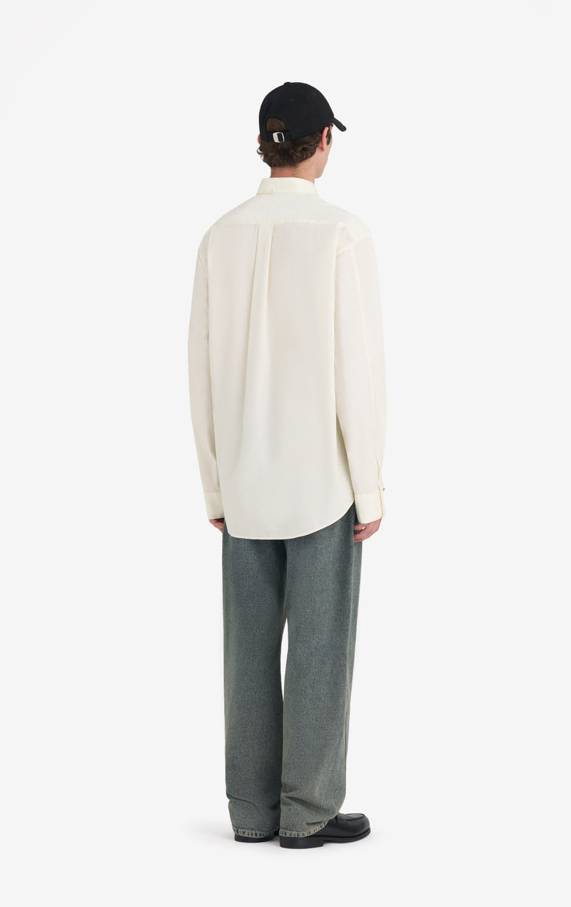 CHEMISE RELAX E 42 / BLANC CASSÉ