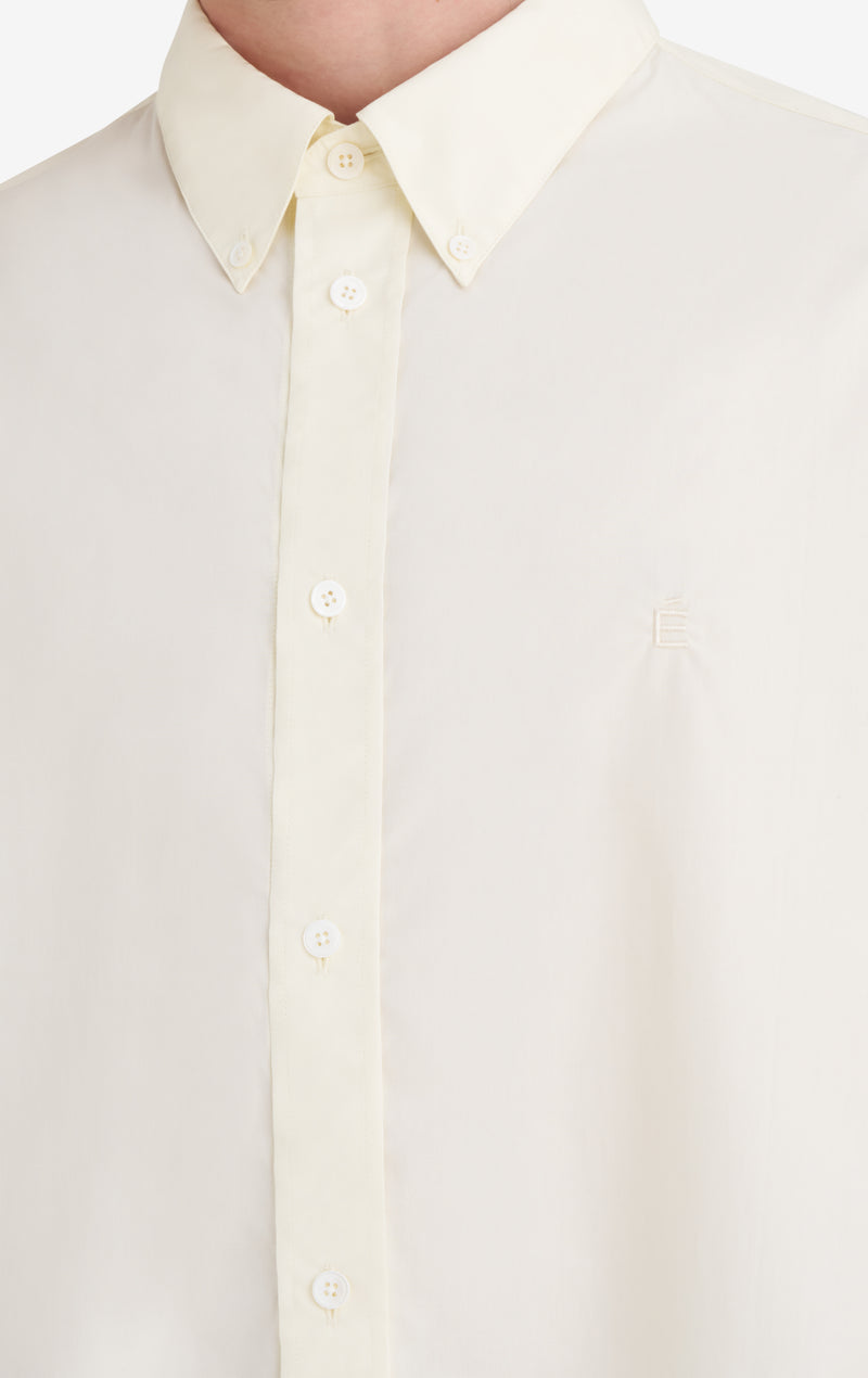 CHEMISE RELAX E 42 / BLANC CASSÉ