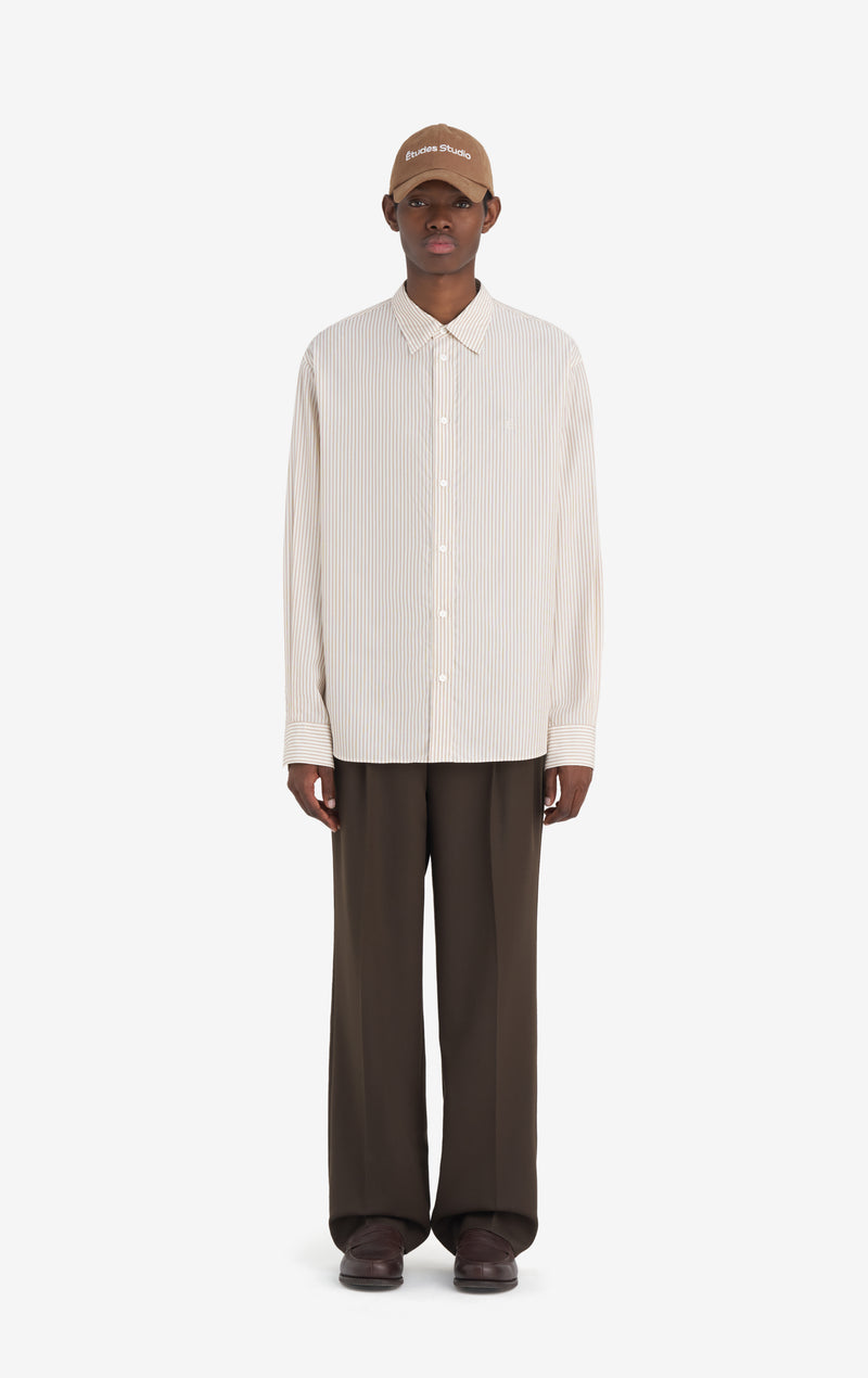 RELAX SHIRT E STRIPED 42 / OFF WHITE