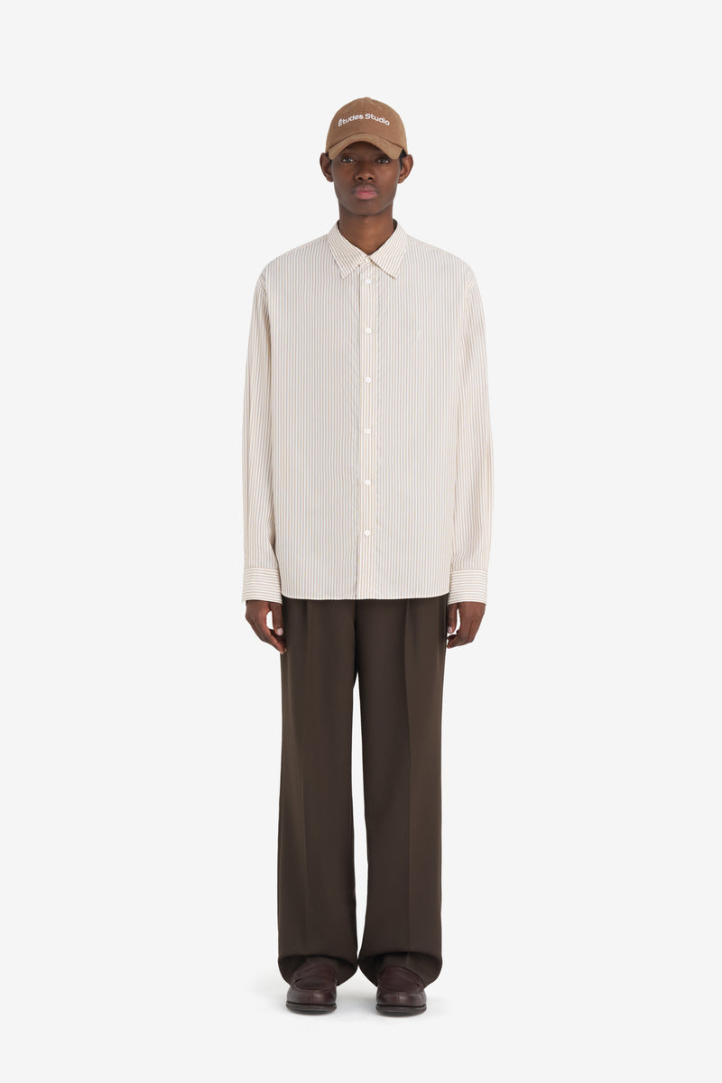 RELAX SHIRT É STRIPED OFF WHITE 4