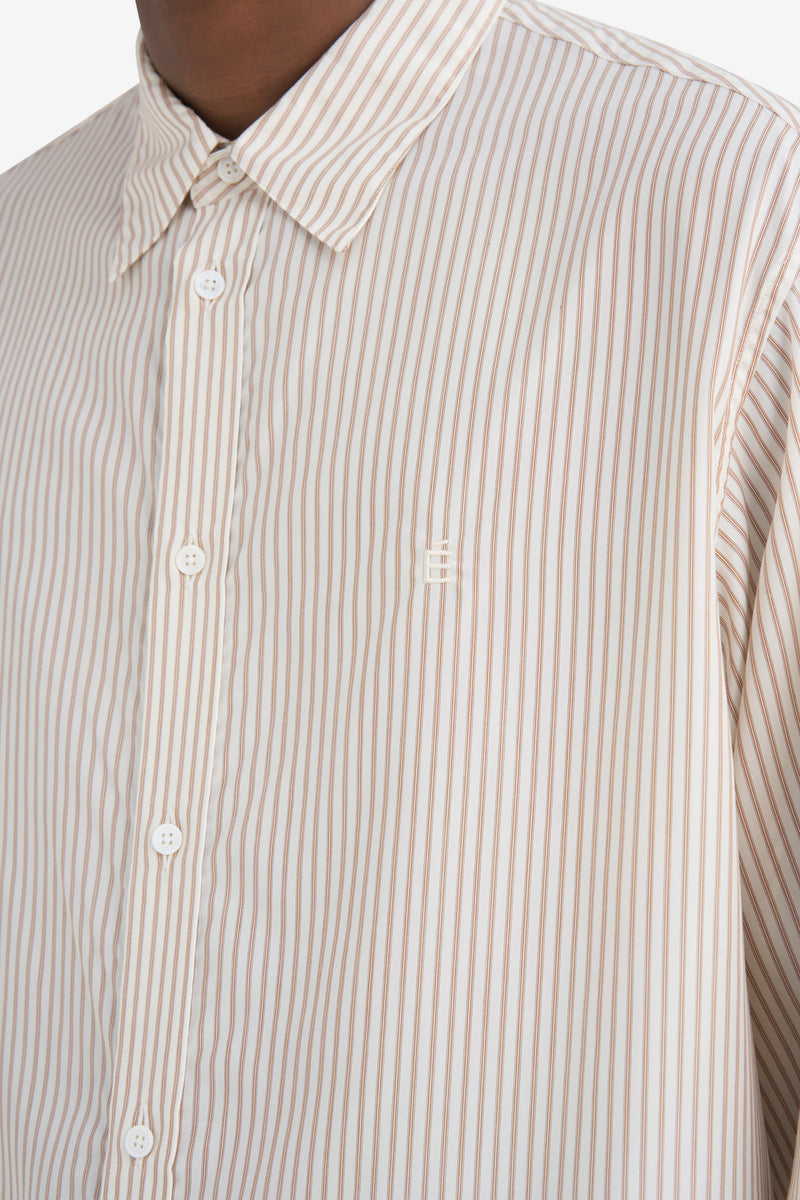 RELAX SHIRT É STRIPED OFF WHITE 5