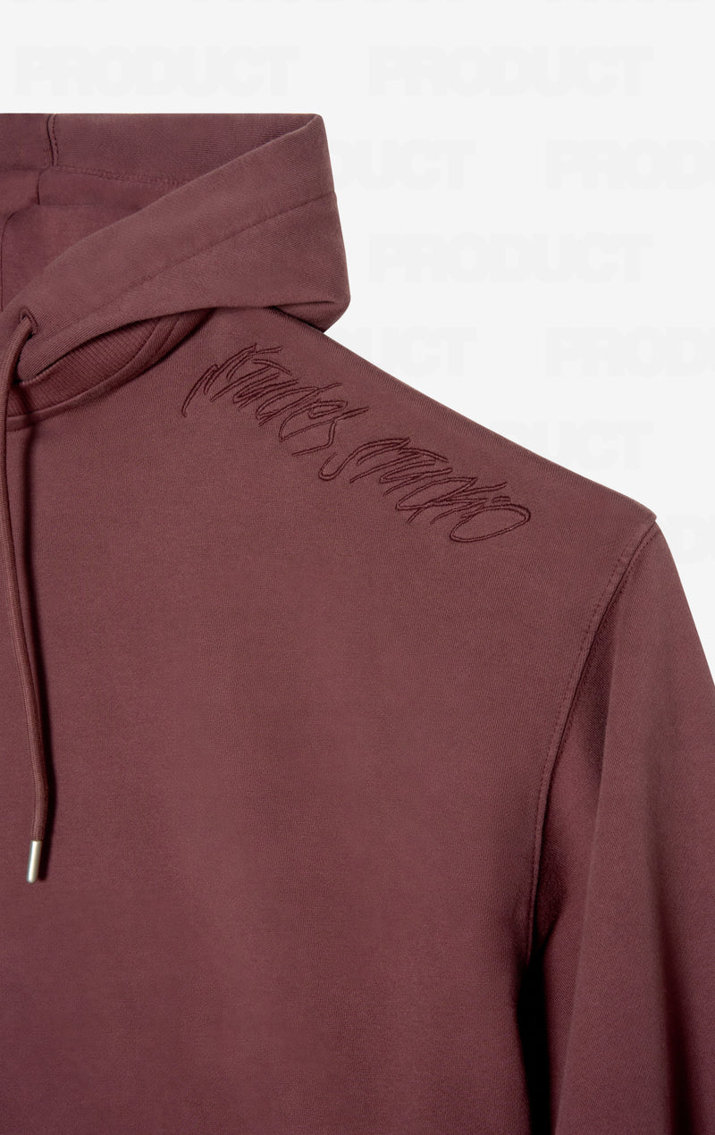 LIGHT ZIP HOODIE EUROPA XXS / DK RED