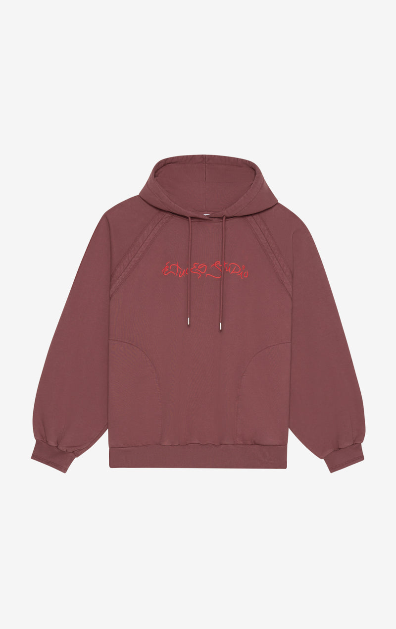 OVERSIZE HOODIE DREAM XXS / DK RED