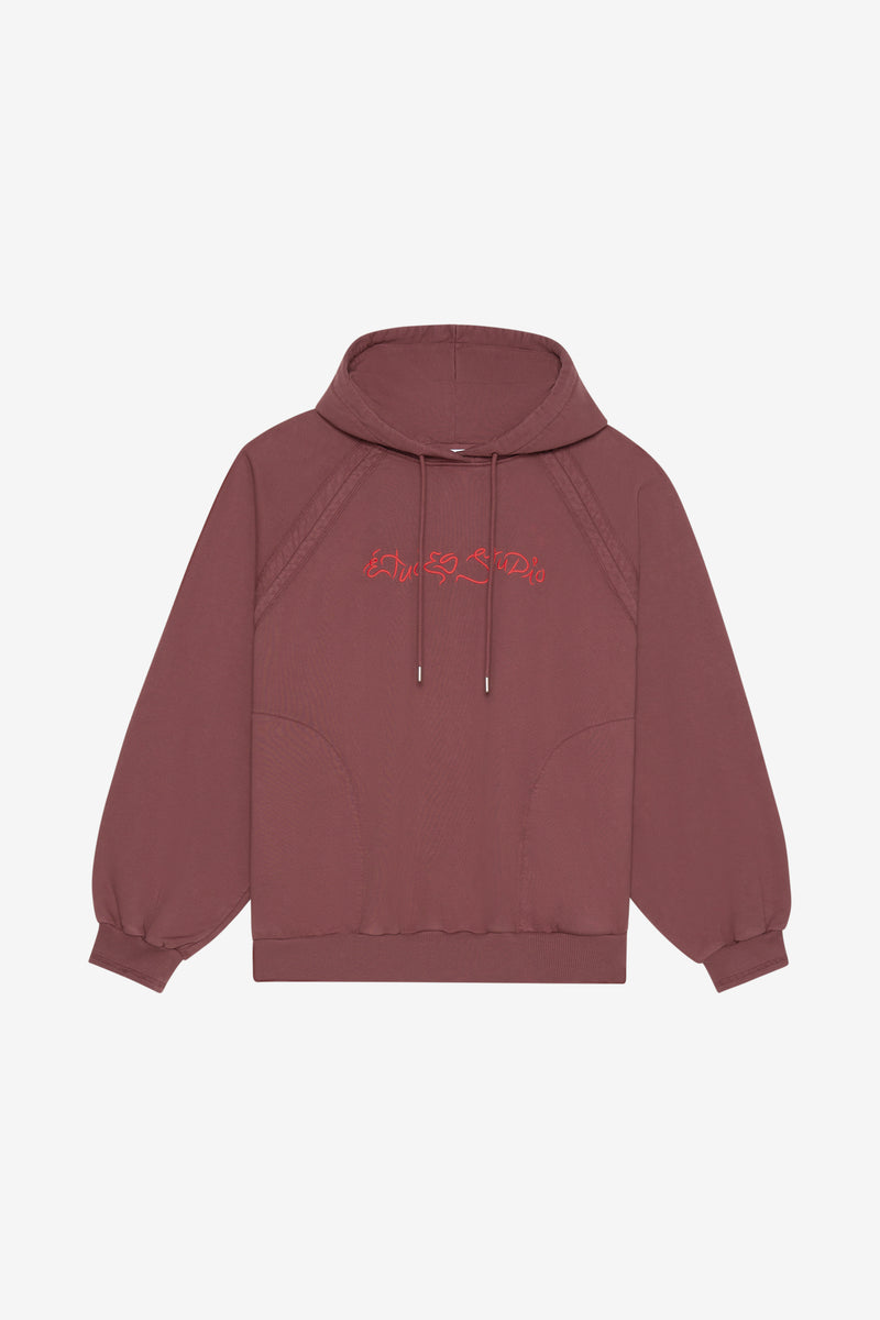 OVERSIZE HOODIE DREAM DK RED 1
