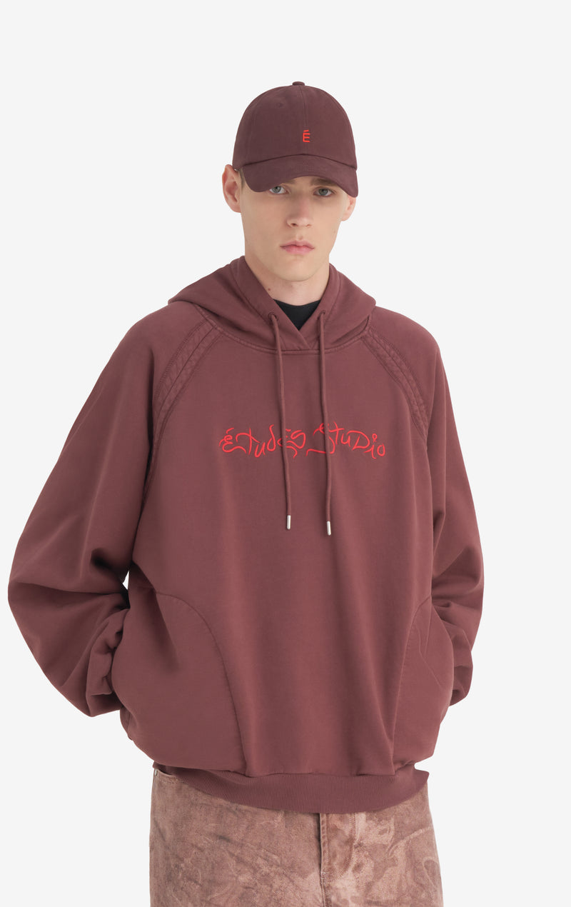 OVERSIZE HOODIE DREAM XXS / DK RED