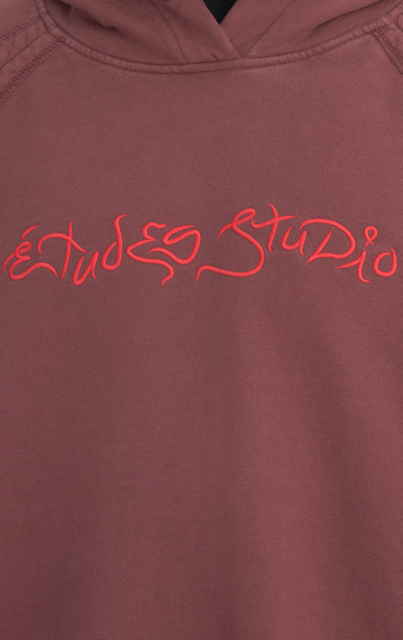 OVERSIZE HOODIE DREAM XXS / DK RED