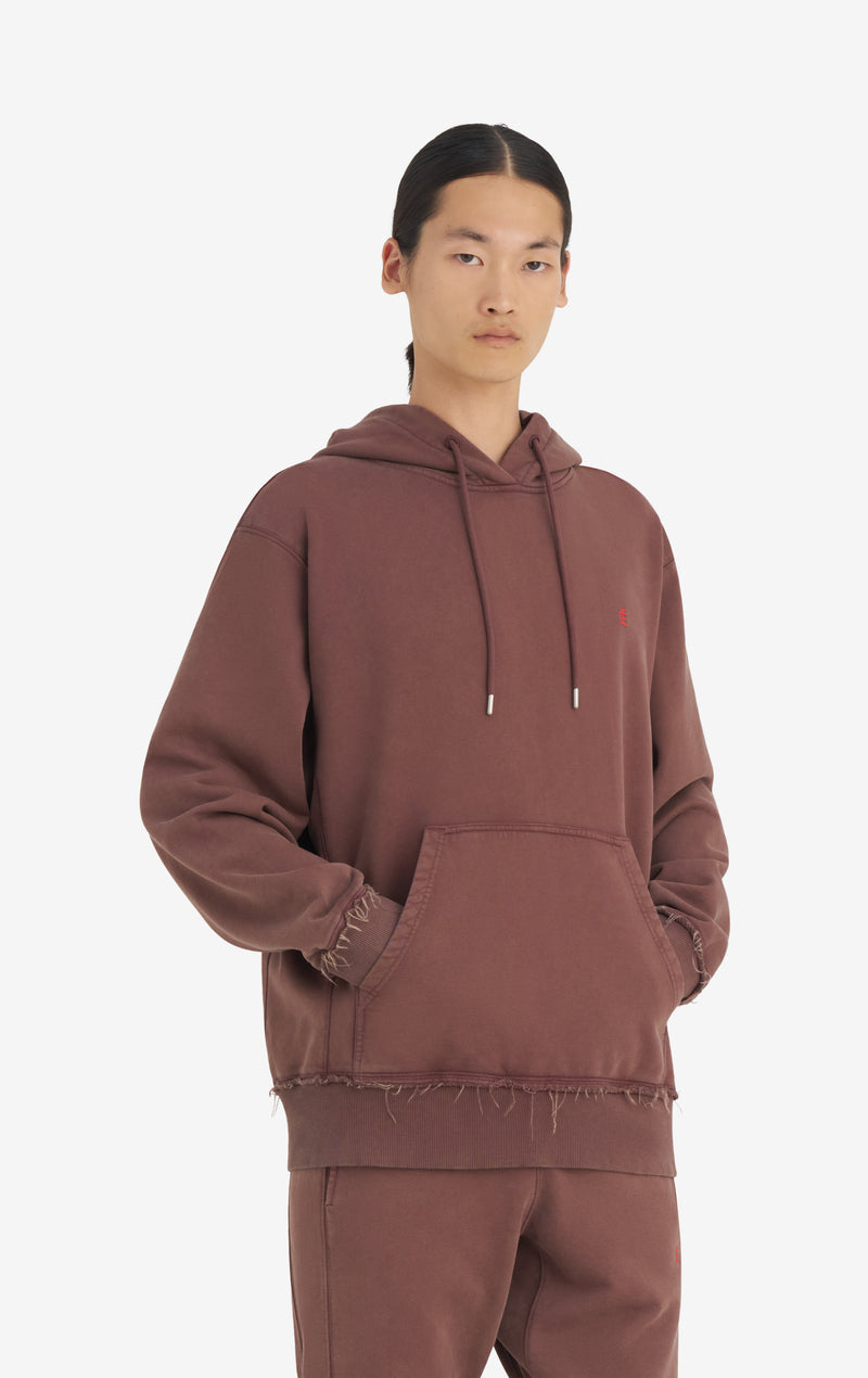RELAX HOODIE E XXS / DK RED