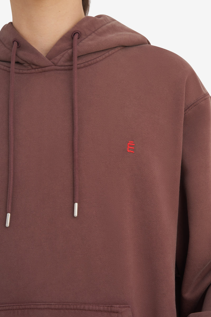 RELAX HOODIE É DK RED 4