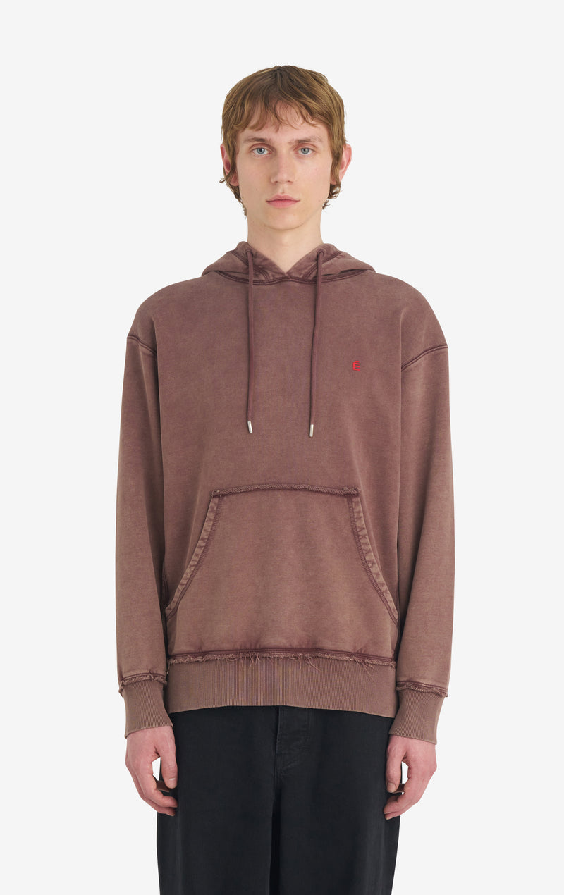 RELAX HOODIE É XXS / DK RED