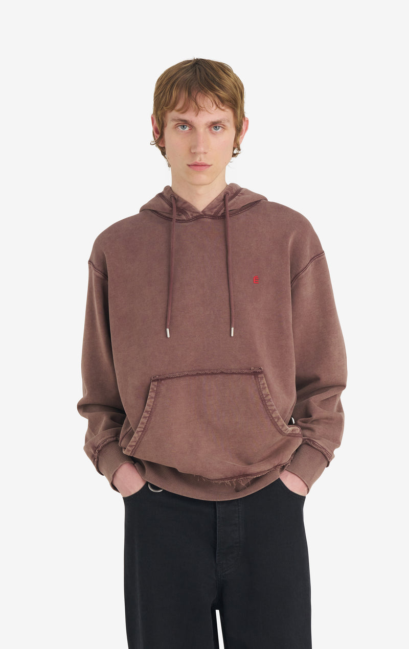 RELAX HOODIE É XXS / DK RED