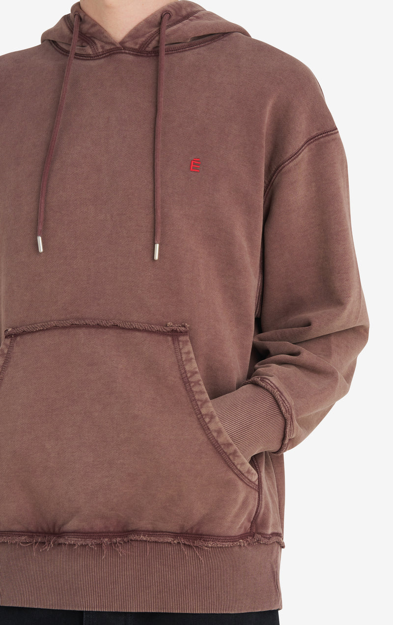 RELAX HOODIE É XXS / DK RED