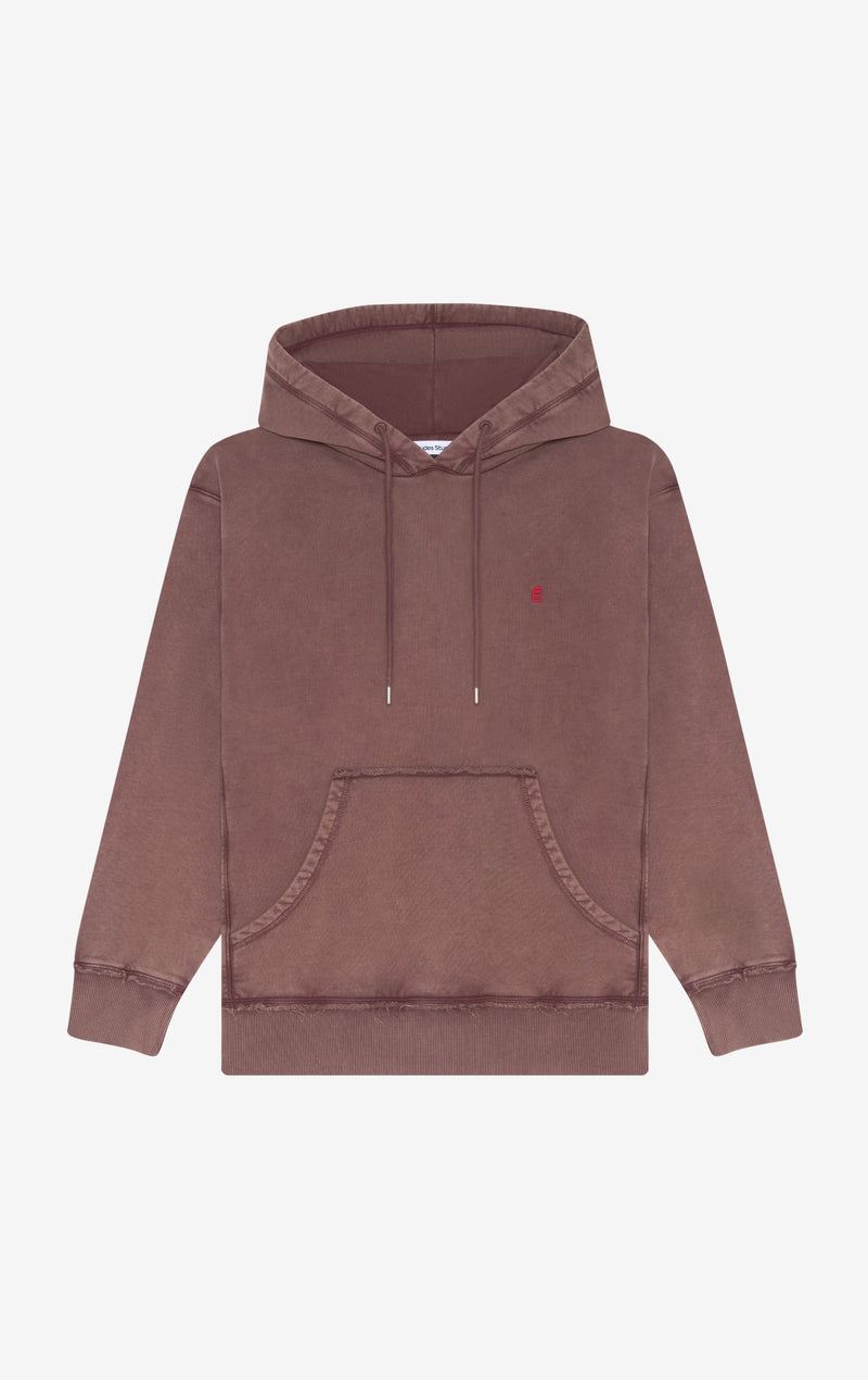 RELAX HOODIE É XXS / DK RED