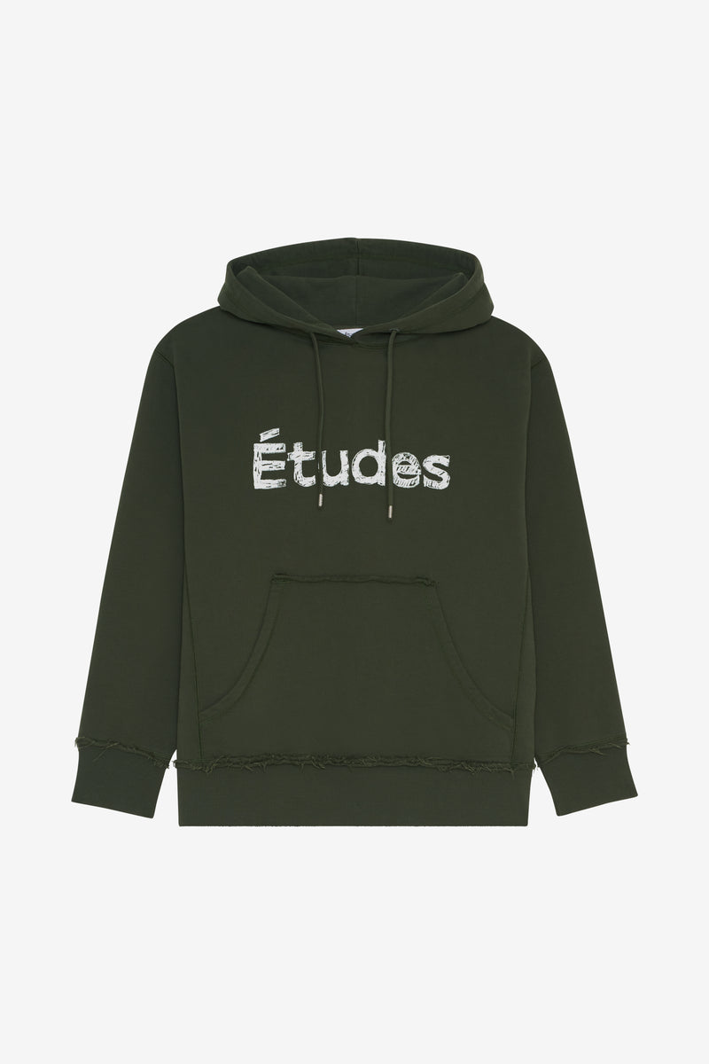 RELAX HOODIE ÉTUDES DK GREEN 1