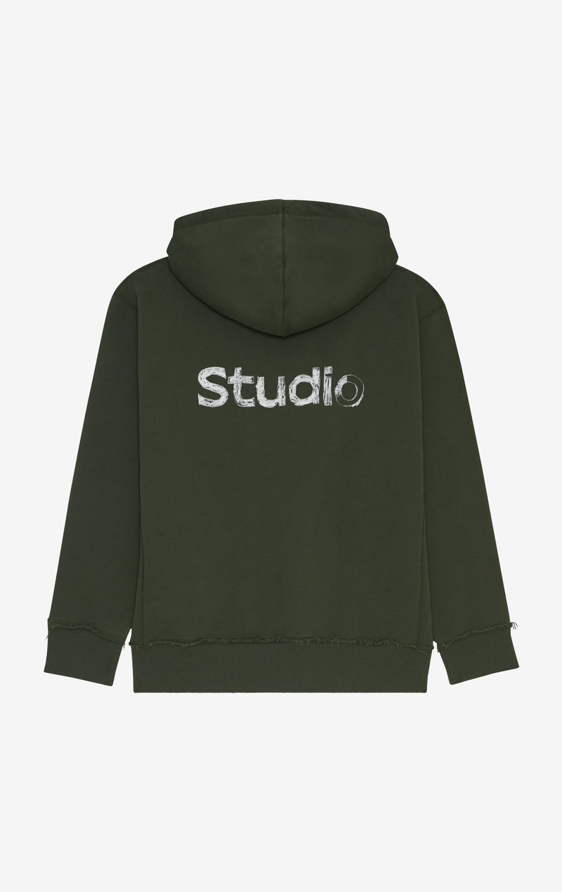 RELAX HOODIE ETUDES XXS / DK GREEN