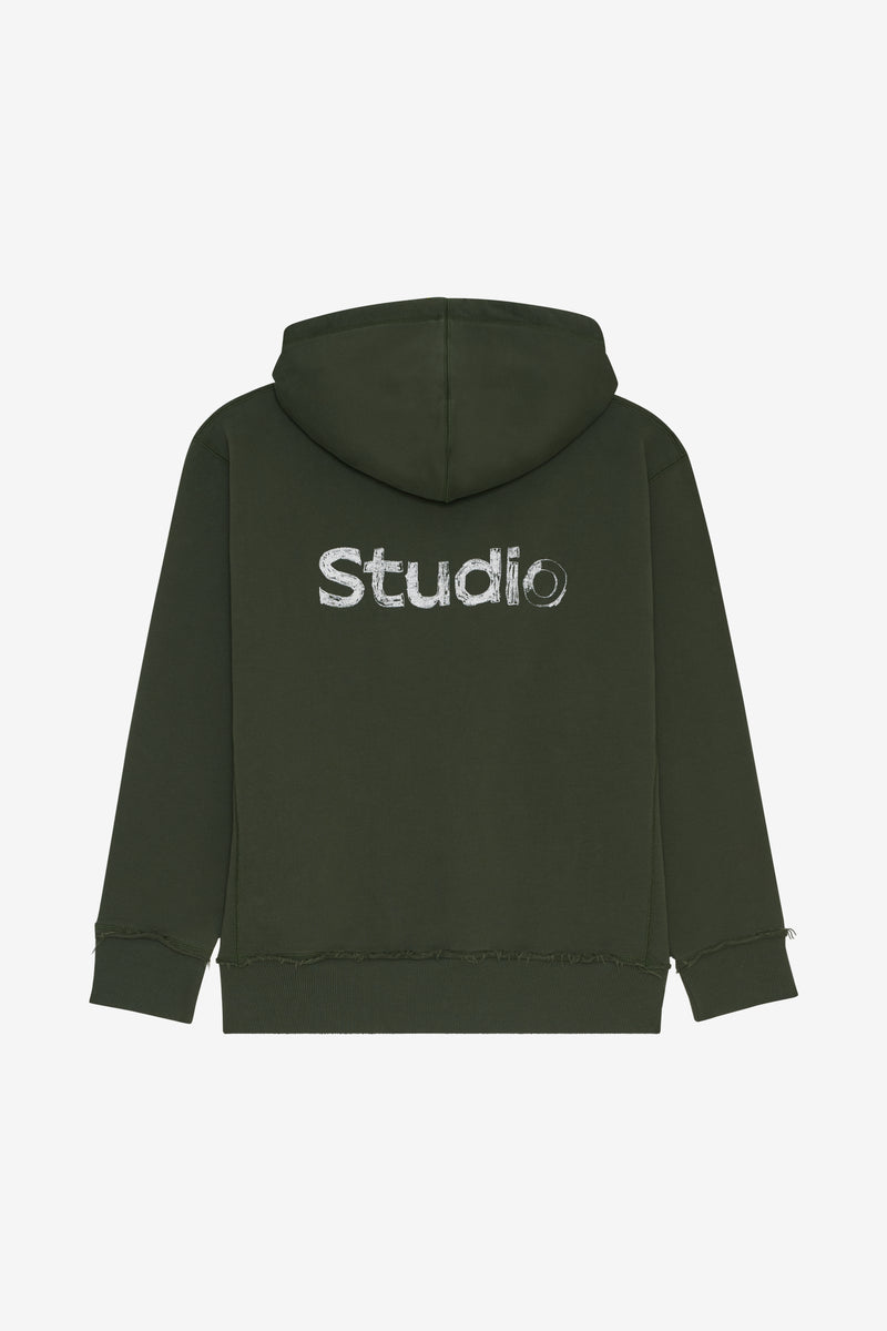 RELAX HOODIE ÉTUDES DK GREEN 4