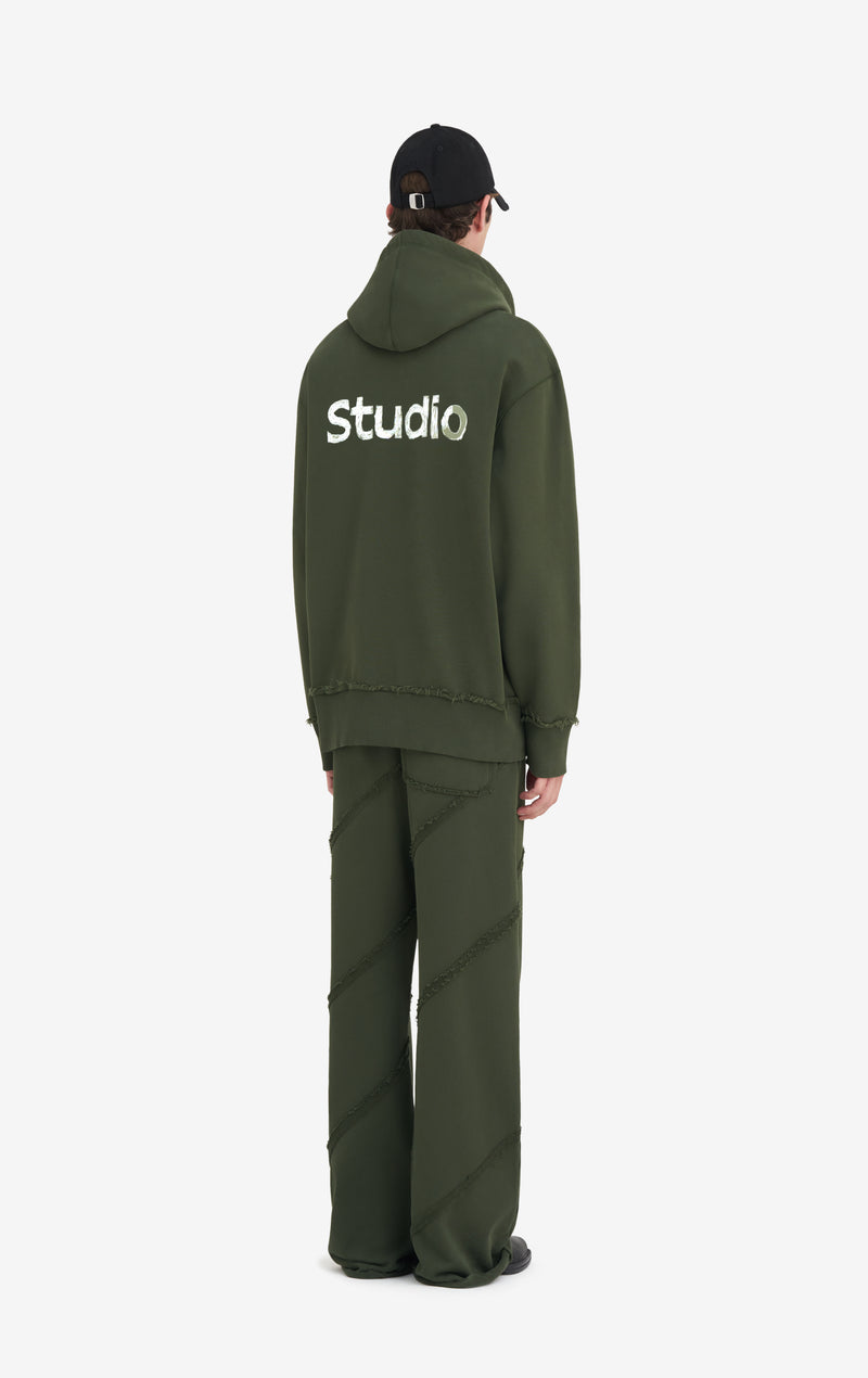 RELAX HOODIE ETUDES XXS / DK GREEN