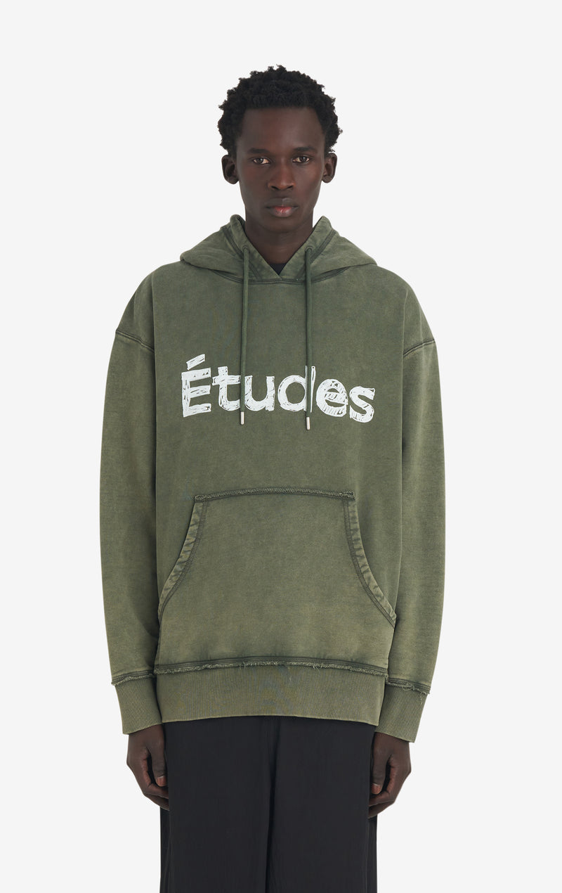 RELAX HOODIE ÉTUDES XXS / DK GREEN
