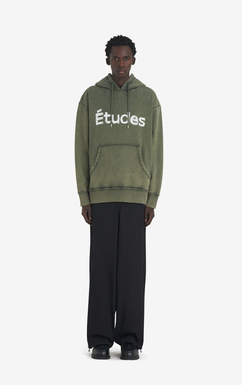 RELAX HOODIE ÉTUDES XXS / DK GREEN