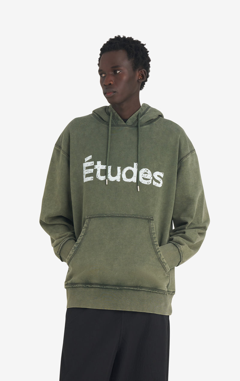 RELAX HOODIE ÉTUDES XXS / DK GREEN