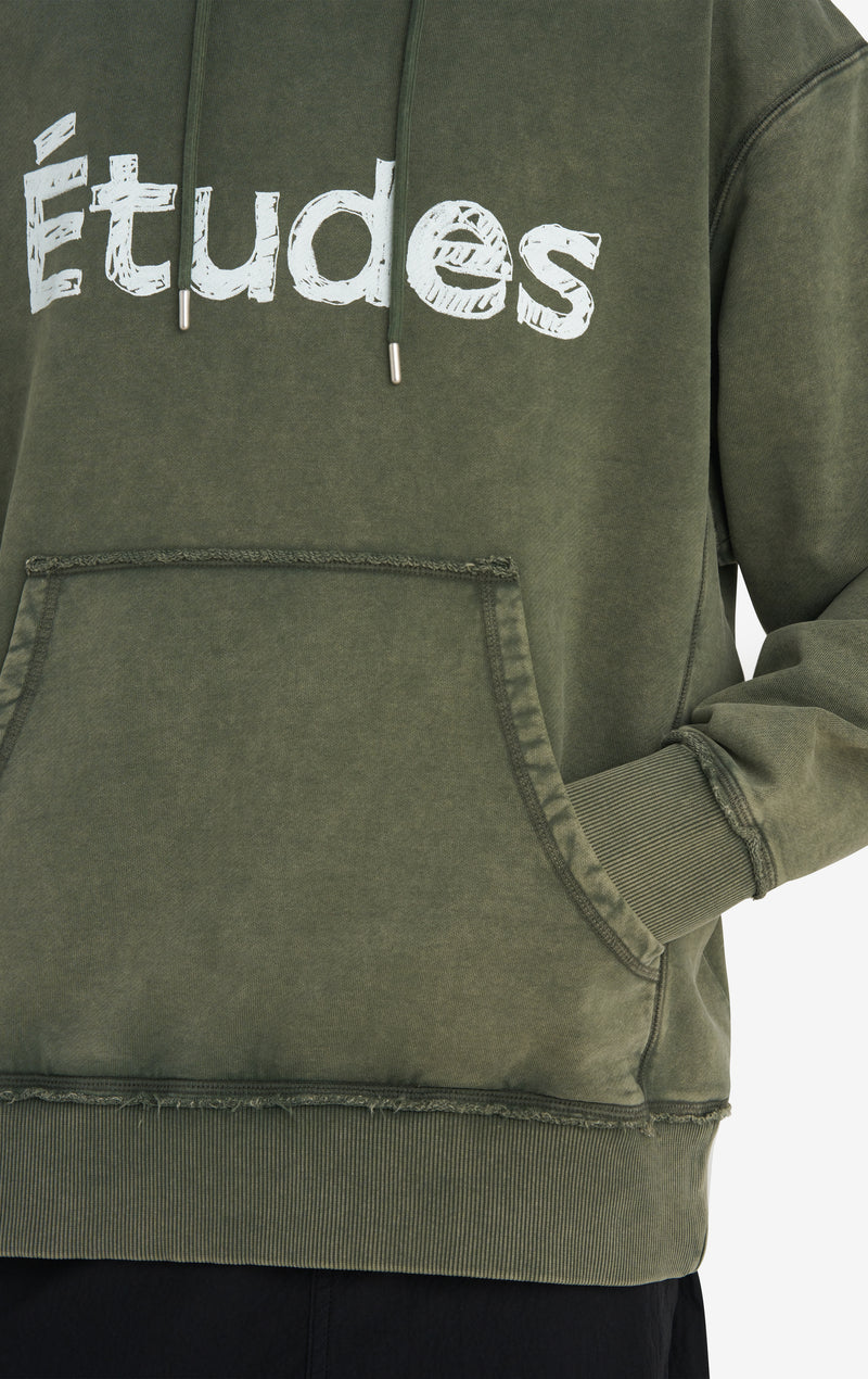 RELAX HOODIE ÉTUDES XXS / DK GREEN