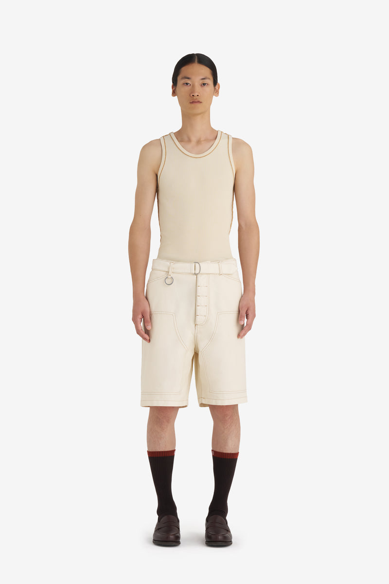 CARPENTER SHORTS BLANC CASSÉ 4