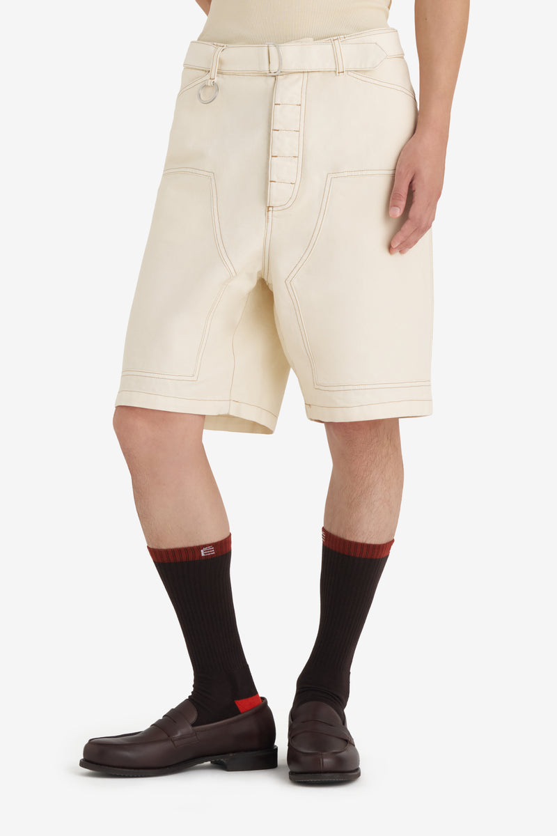 CARPENTER SHORTS BLANC CASSÉ 3