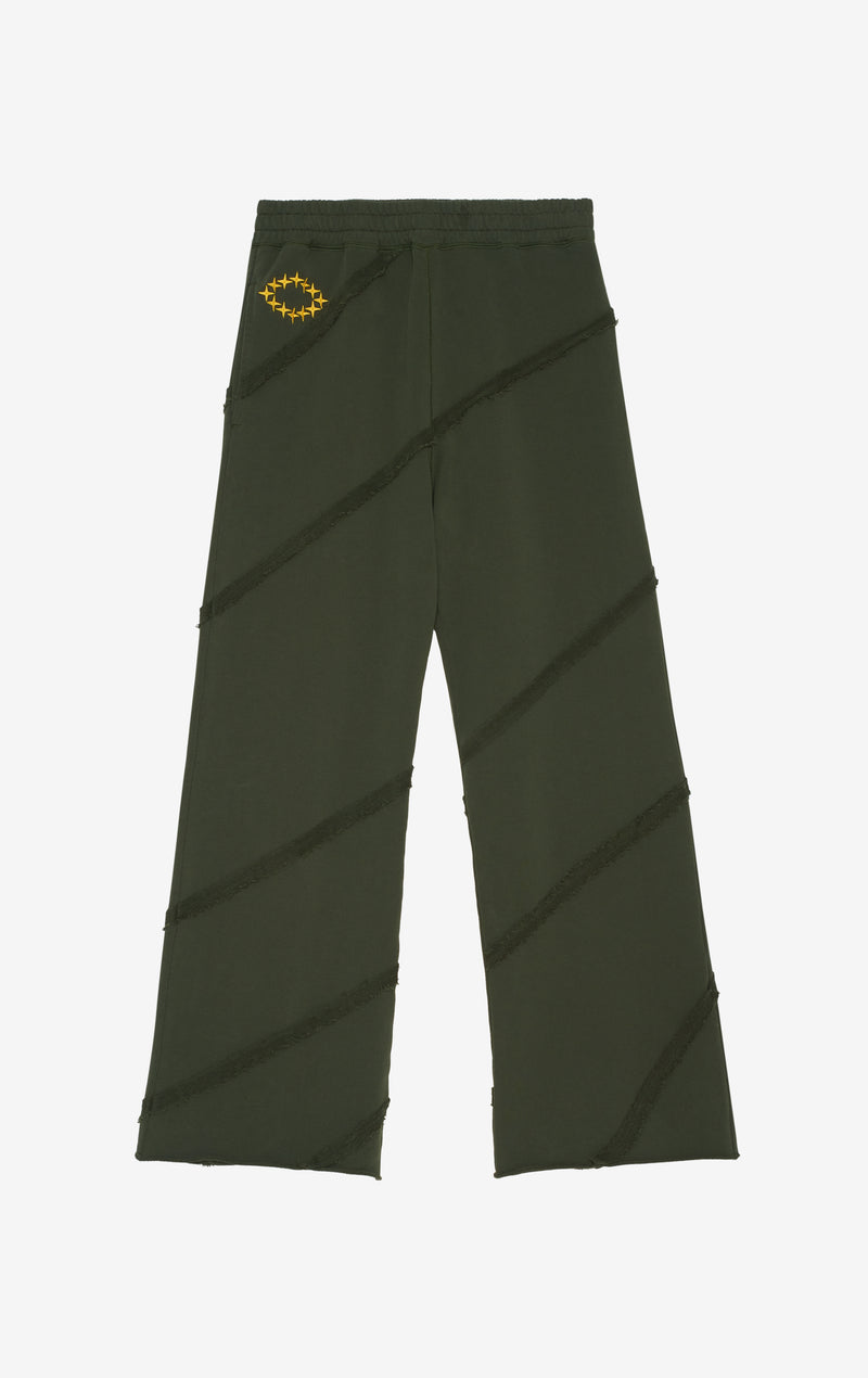 SWEATPANTS CUTS XXS / DK GREEN