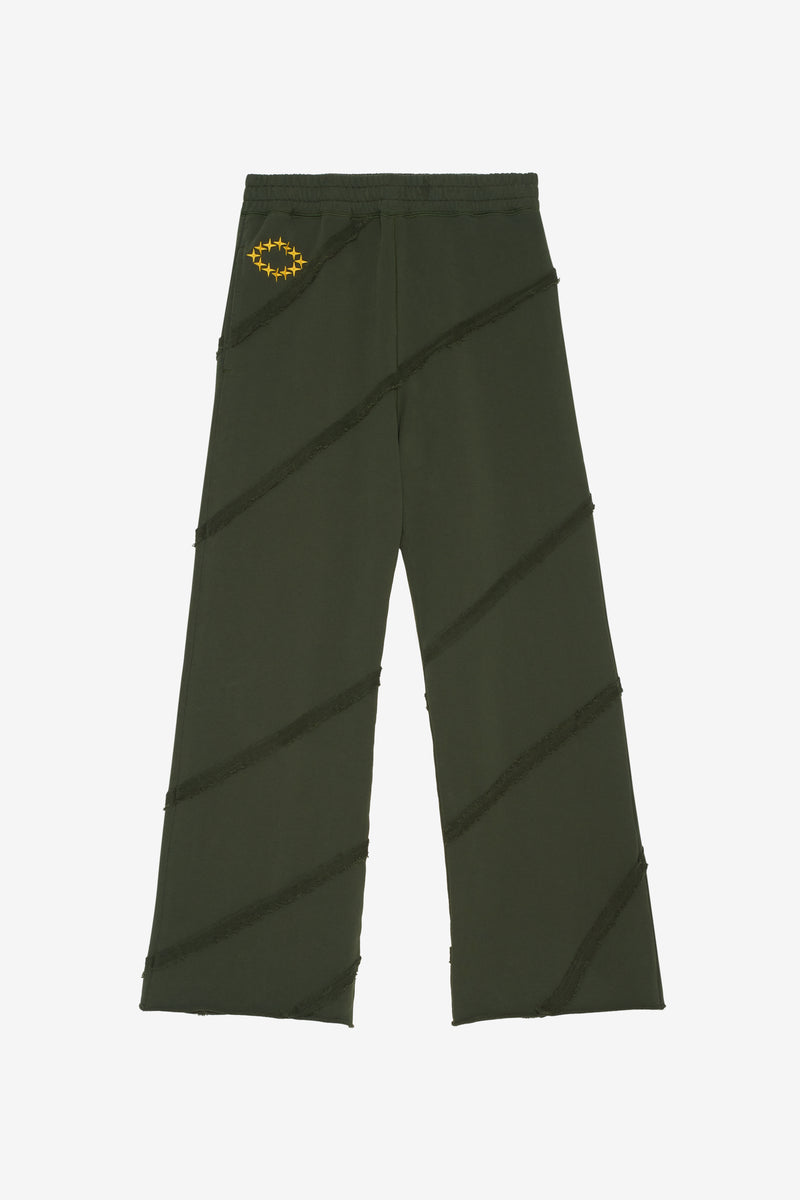 SWEATPANTS CUTS DK GREEN 1