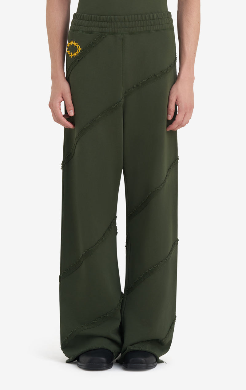 SWEATPANTS CUTS XXS / DK GREEN