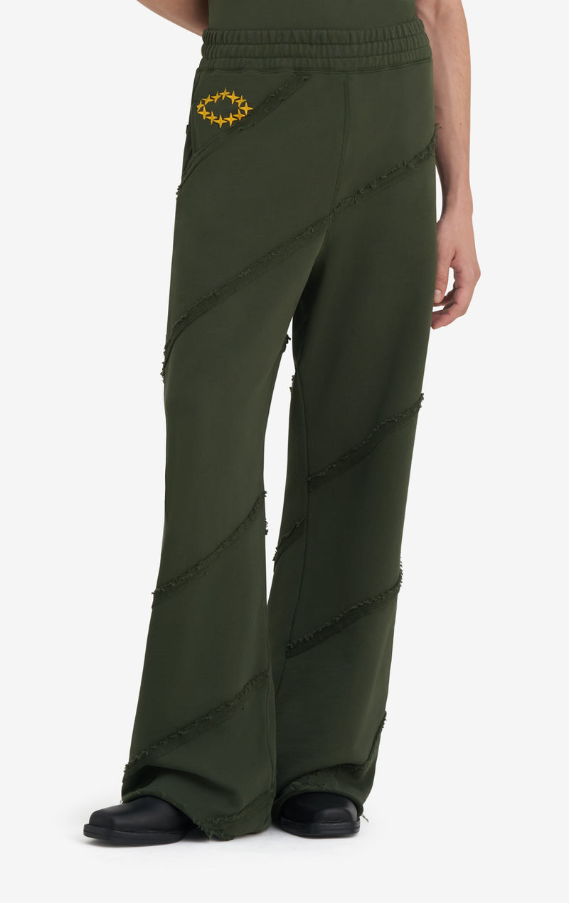 SWEATPANTS CUTS XXS / DK GREEN
