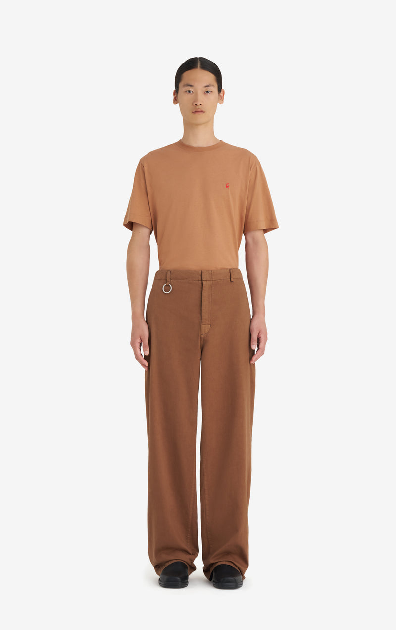 CHINO ZIP PANTS 42 / CAMEL