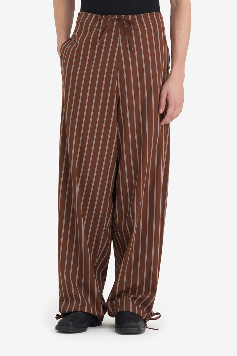 CASUAL PANT STRIPED MARRON NSP 4