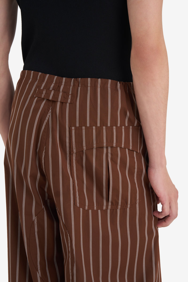 CASUAL PANT STRIPED MARRON NSP 8