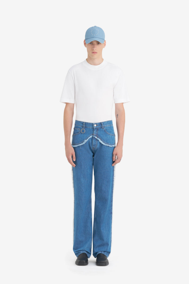 BOOTCUT JEANS BLEU 3