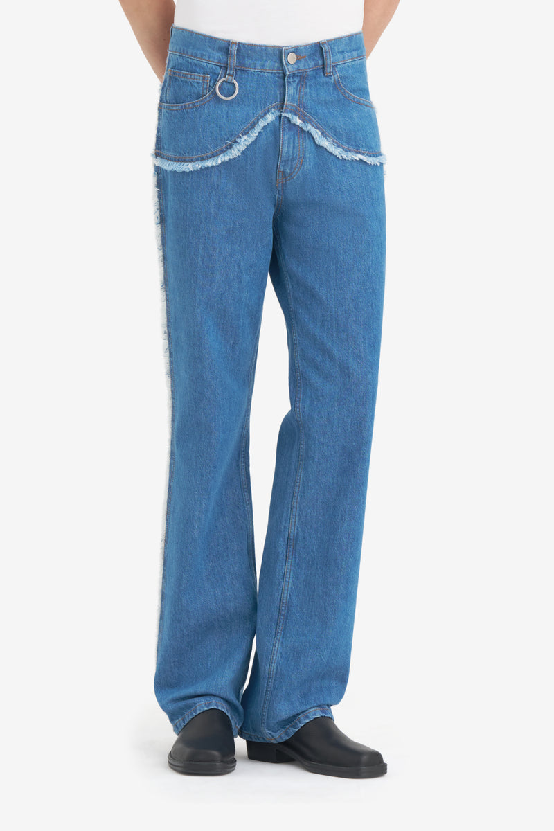 BOOTCUT JEANS BLEU 2