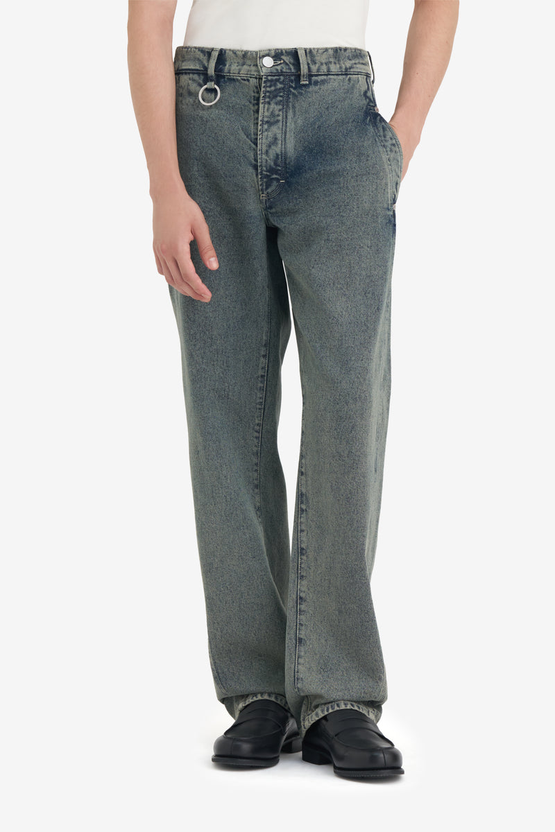 TWIST SEAM JEANS ACID CREAM 3