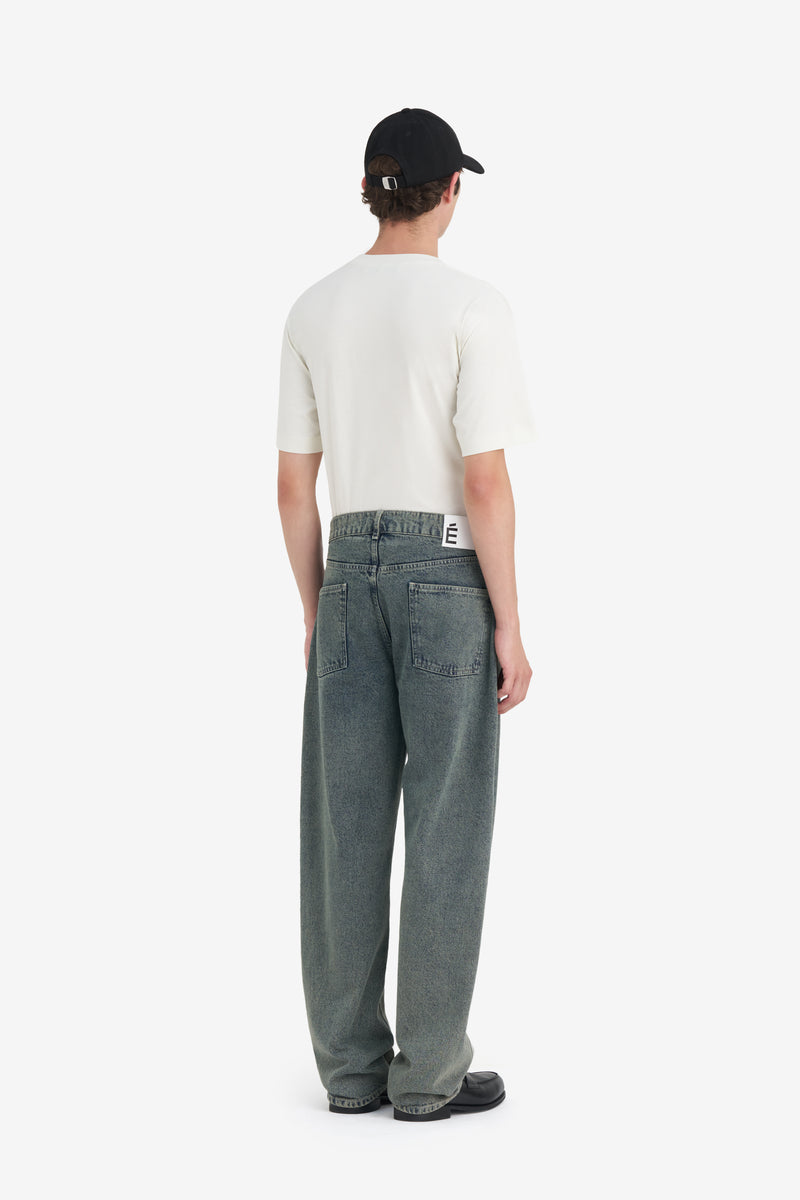 TWIST SEAM JEANS ACID CREAM 5