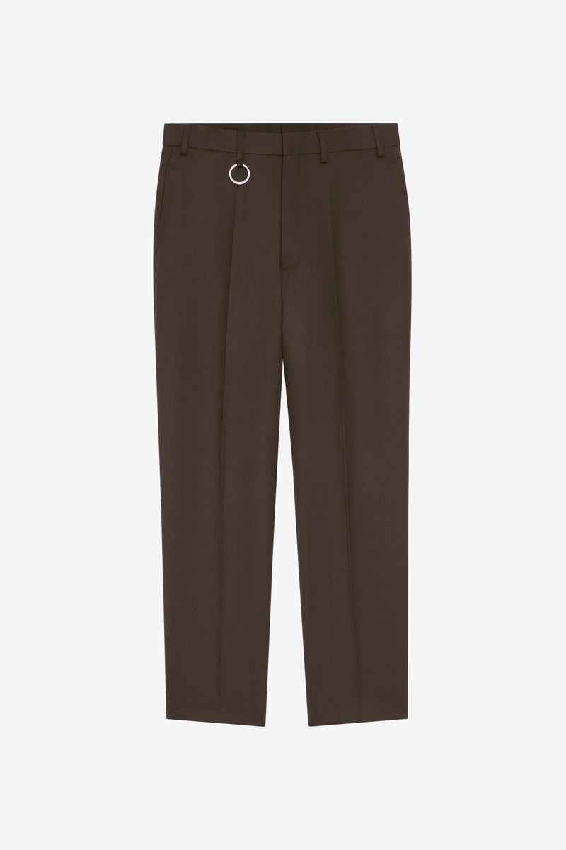 CLASSIC SUIT PANT DK BROWN 1