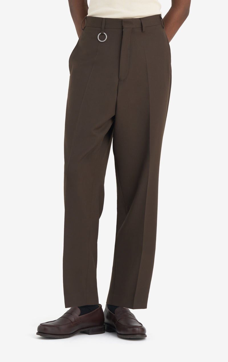 CLASSIC SUIT PANT 42 / DK BROWN