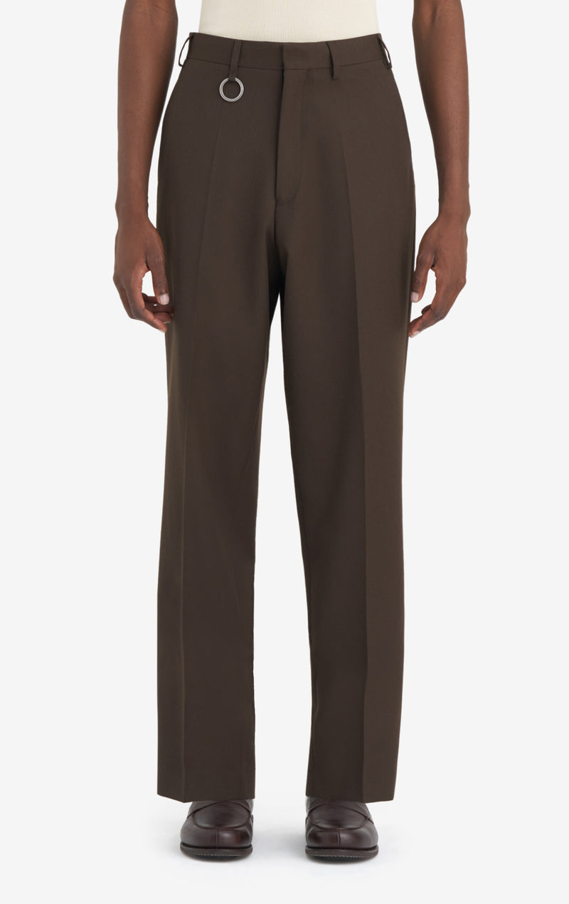 CLASSIC SUIT PANT 42 / DK BROWN