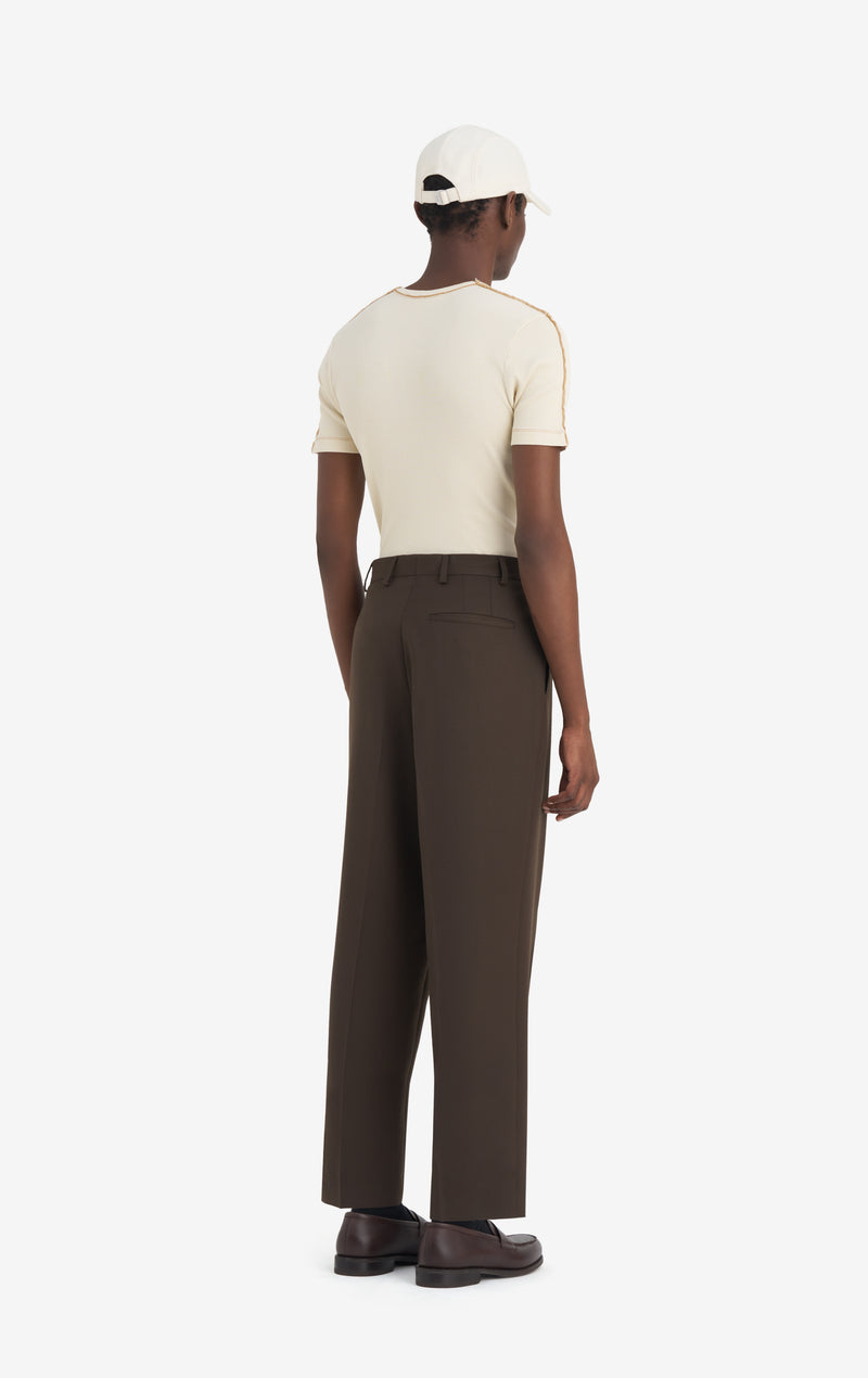 CLASSIC SUIT PANT 42 / DK BROWN