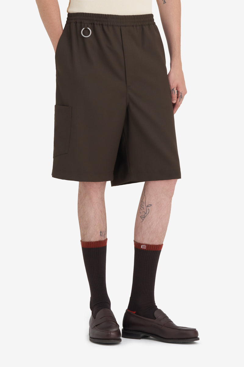 COMFORT SHORTS DK BROWN 3