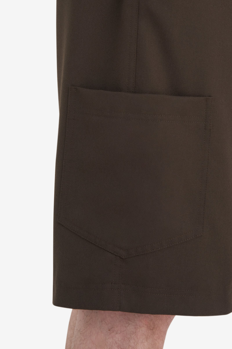 COMFORT SHORTS DK BROWN 6